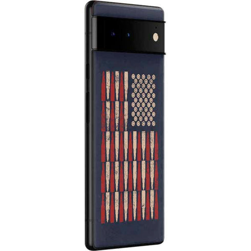Blue Bullet American Flag Google Pixel 6 Pro Skin